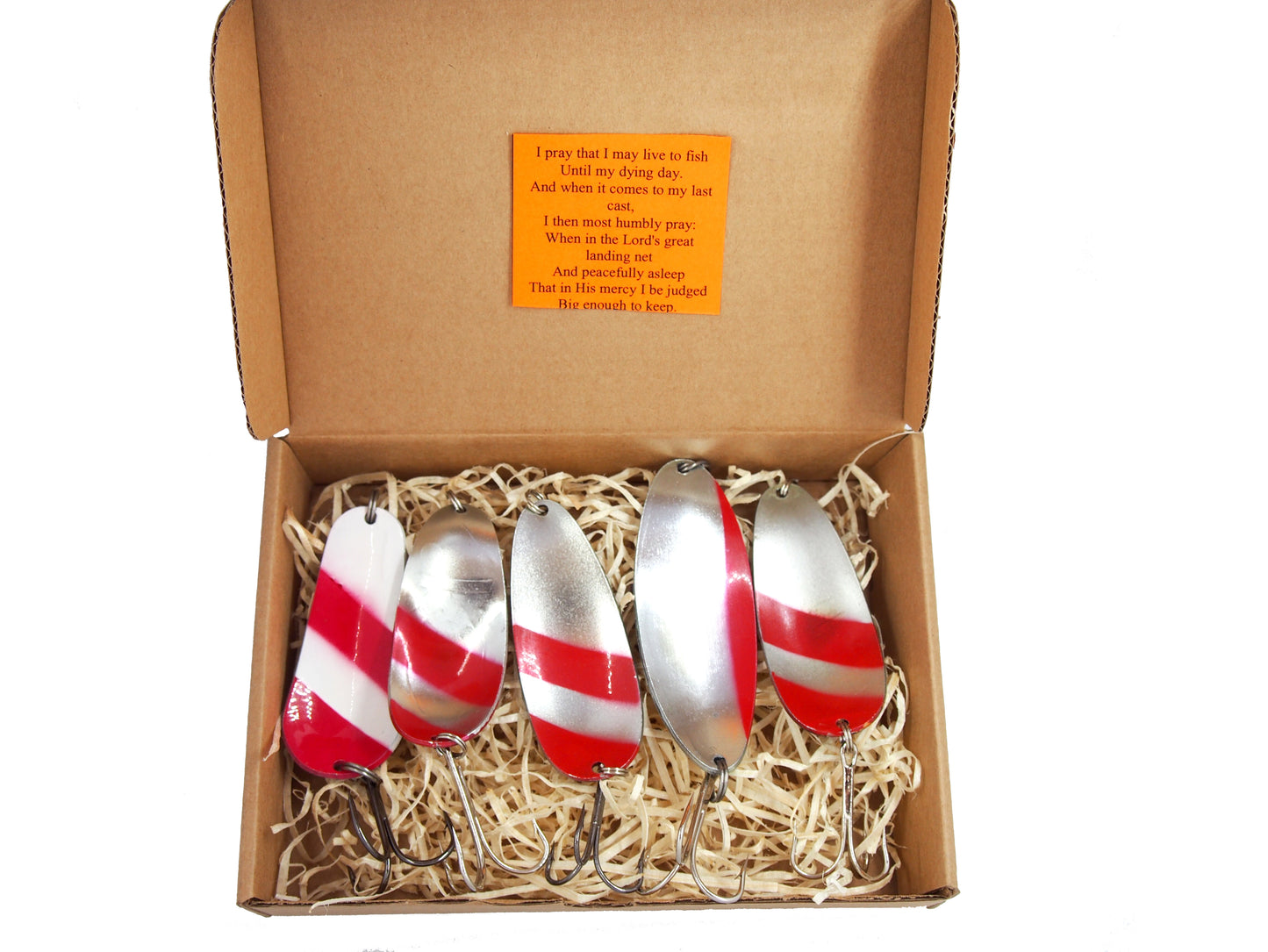 fishing spoon set 5pcs fishing spoons, pike spoon, hand-painted salmon lure with treble hook,High-Quality Fishing Spoons