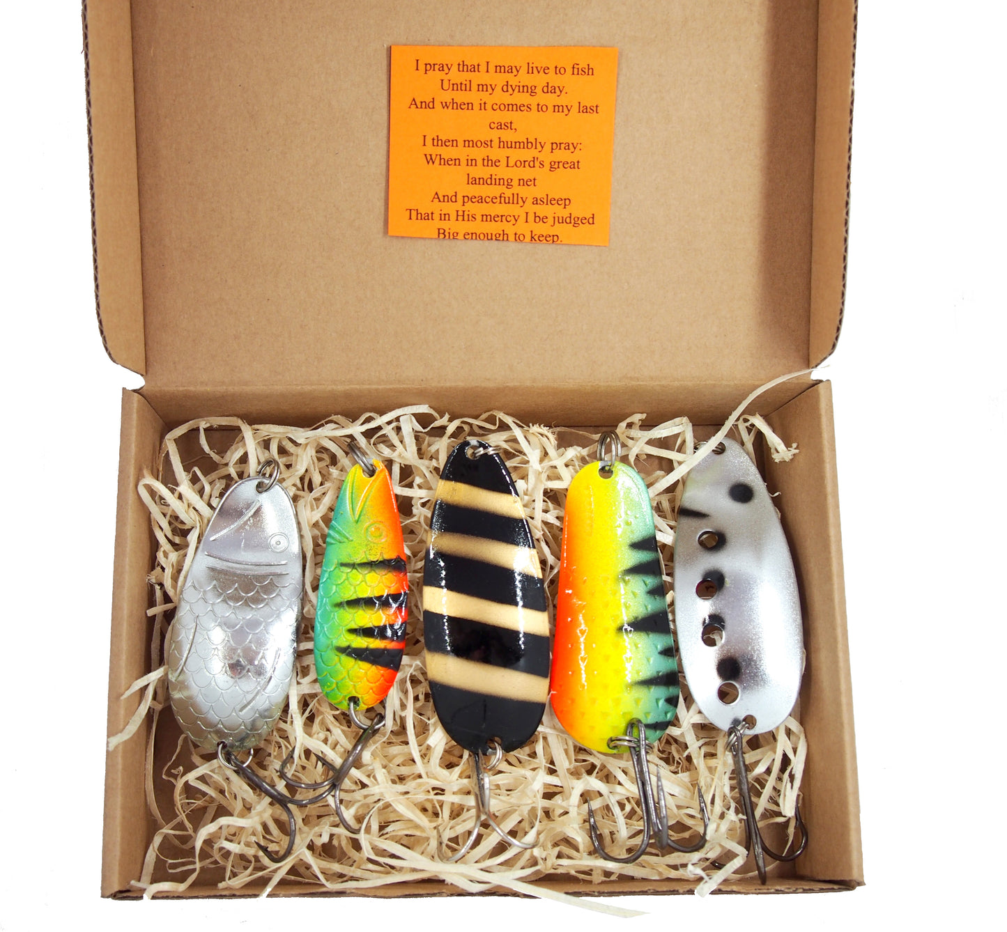 classic fishing spoons, pike spoons, bass lures, casting spoons made with precision, gift idea for fisherman