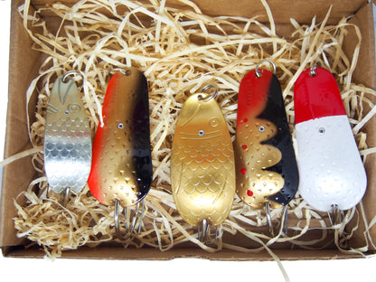 weedless pike spoon lures, fishing spoons, weed guard lures for fishing, bass tackle