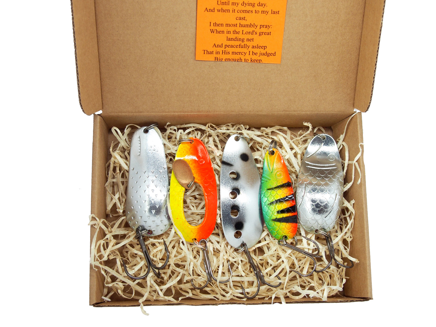 A set of classic pike fishing lures