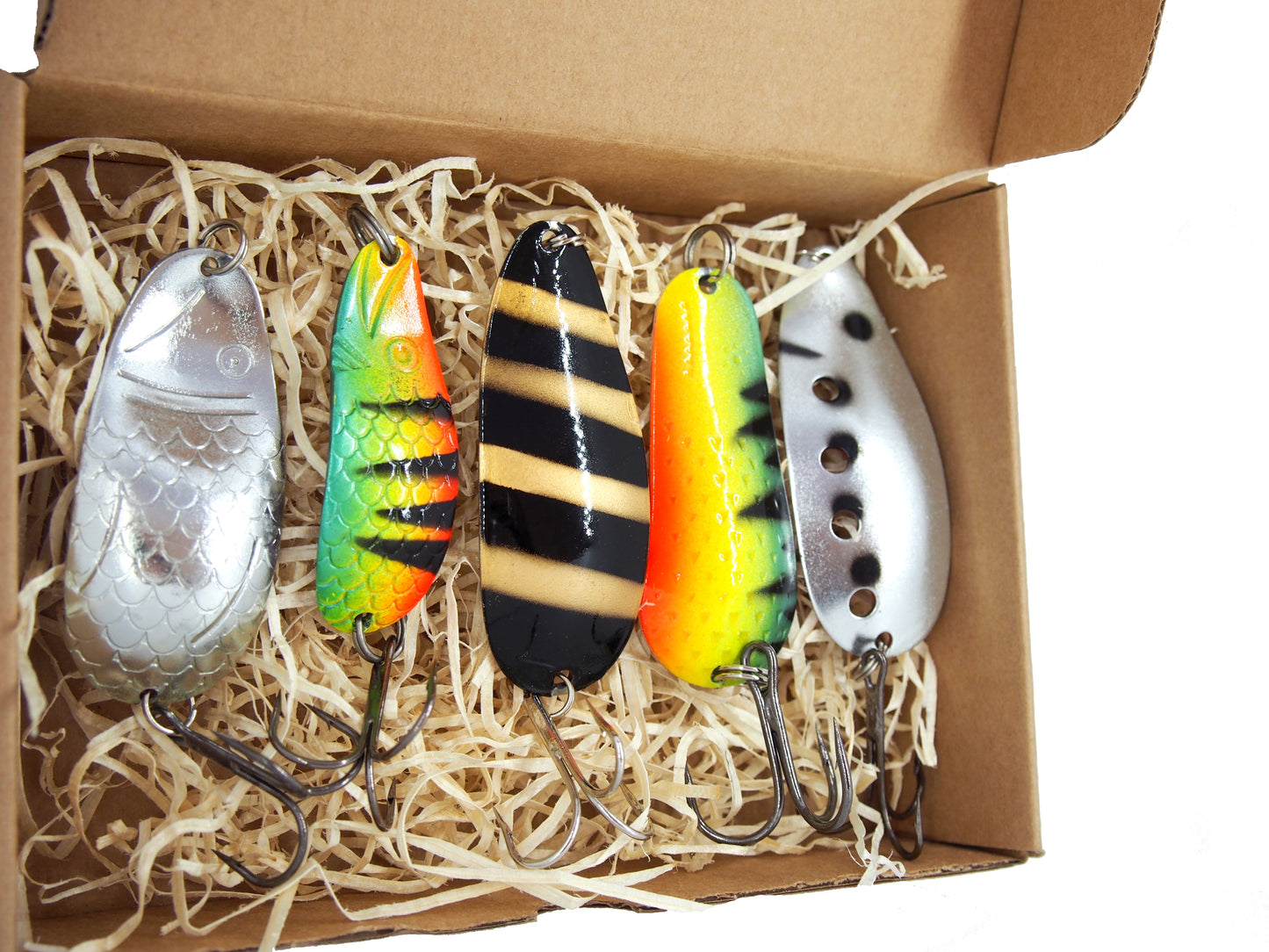 classic fishing spoons, pike spoons, bass lures, casting spoons made with precision, gift idea for fisherman