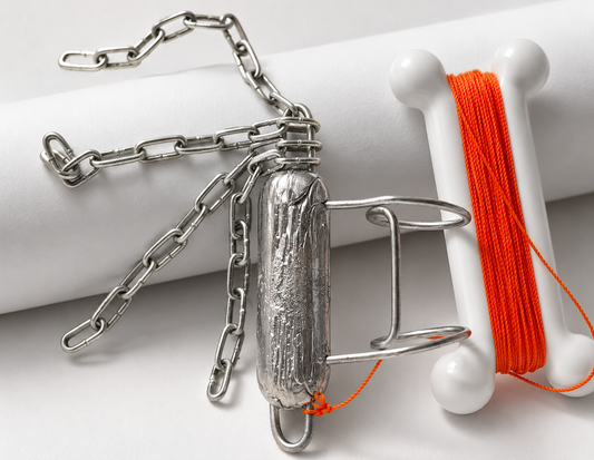 Lure retriever 300 grams, pike fishing lure retriever with a chains