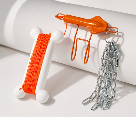 compact lure retriever, 150 grams lure retriever with chains and rope