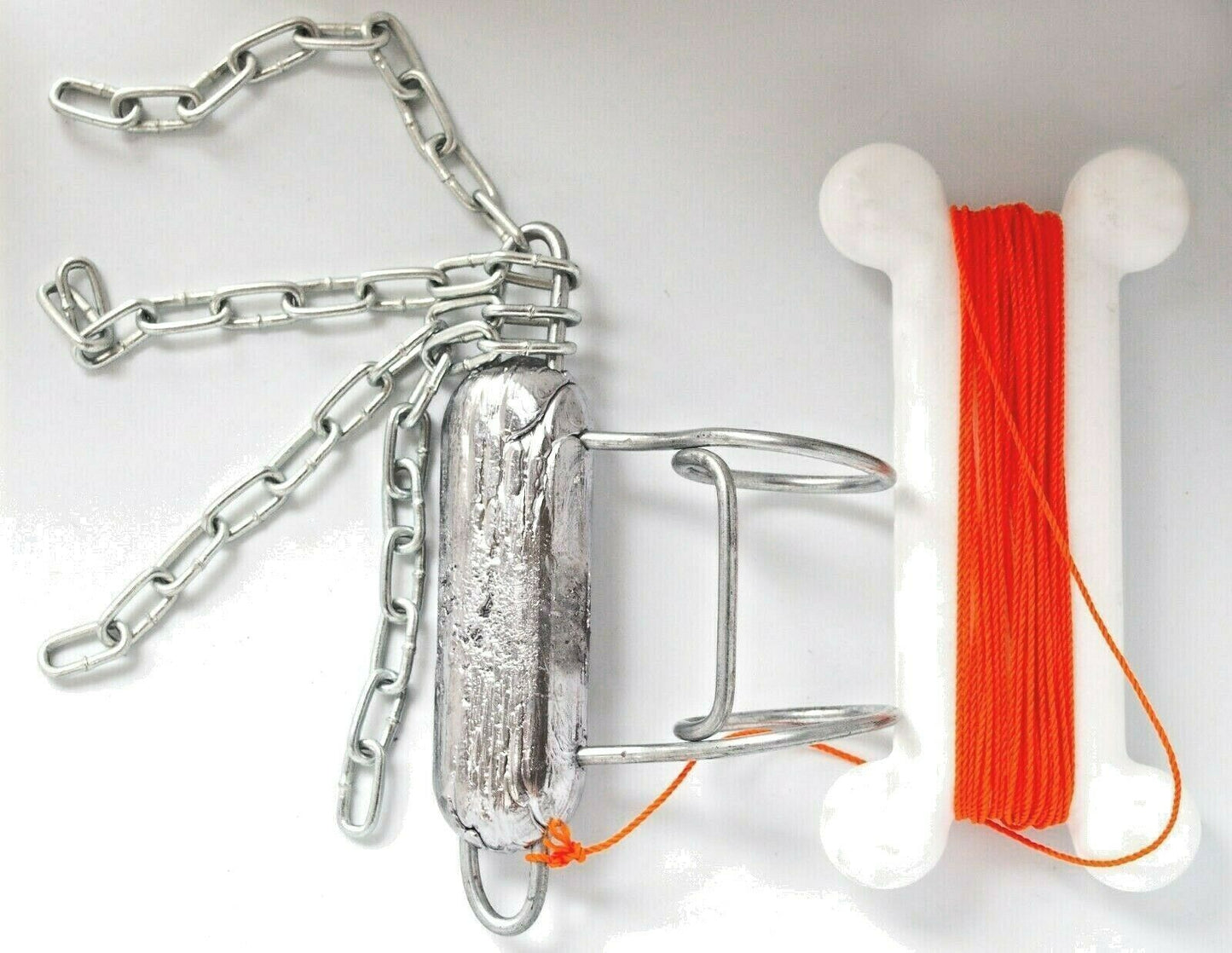 fishing lure retriever with spool